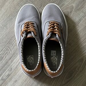 Vans Gray and Brown Sneakers